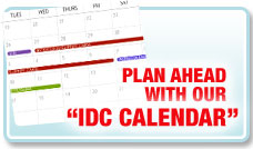 IDC Dive Calendar