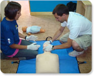 PADI EMERGENCY FIRST RESPONSE Instructor training with Go PRO Spain